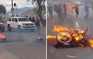 Violencia en el Paro Nacional de Ecuador 2022. Cru00e9dito: Policu00eda Nacional 