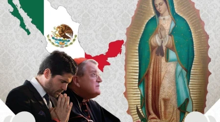 Eduardo Veru00e1stegui y el Cardenal Burke se unen en Rosario por Mu00e9xico