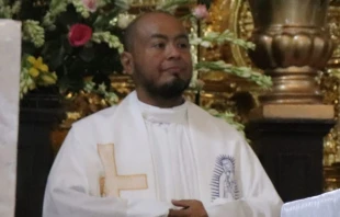 P. Edgar Ju00e1uregui +. Cru00e9dito: Parroquia Nuestra Seu00f1ora de las Nieves 