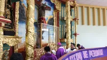 Mons. José Antonio Eguren  en la Parroquia San Francisco Javier de Querecotillo en la ciudad de Sullana / Crédito: Arzobispado de Piura
