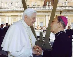 El Papa y Mons. Paolo Mietto