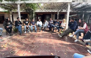 Ju00f3venes evangelizadores digitales durante el ENED. Cru00e9dito: Jesu00fas Benu00edtez 