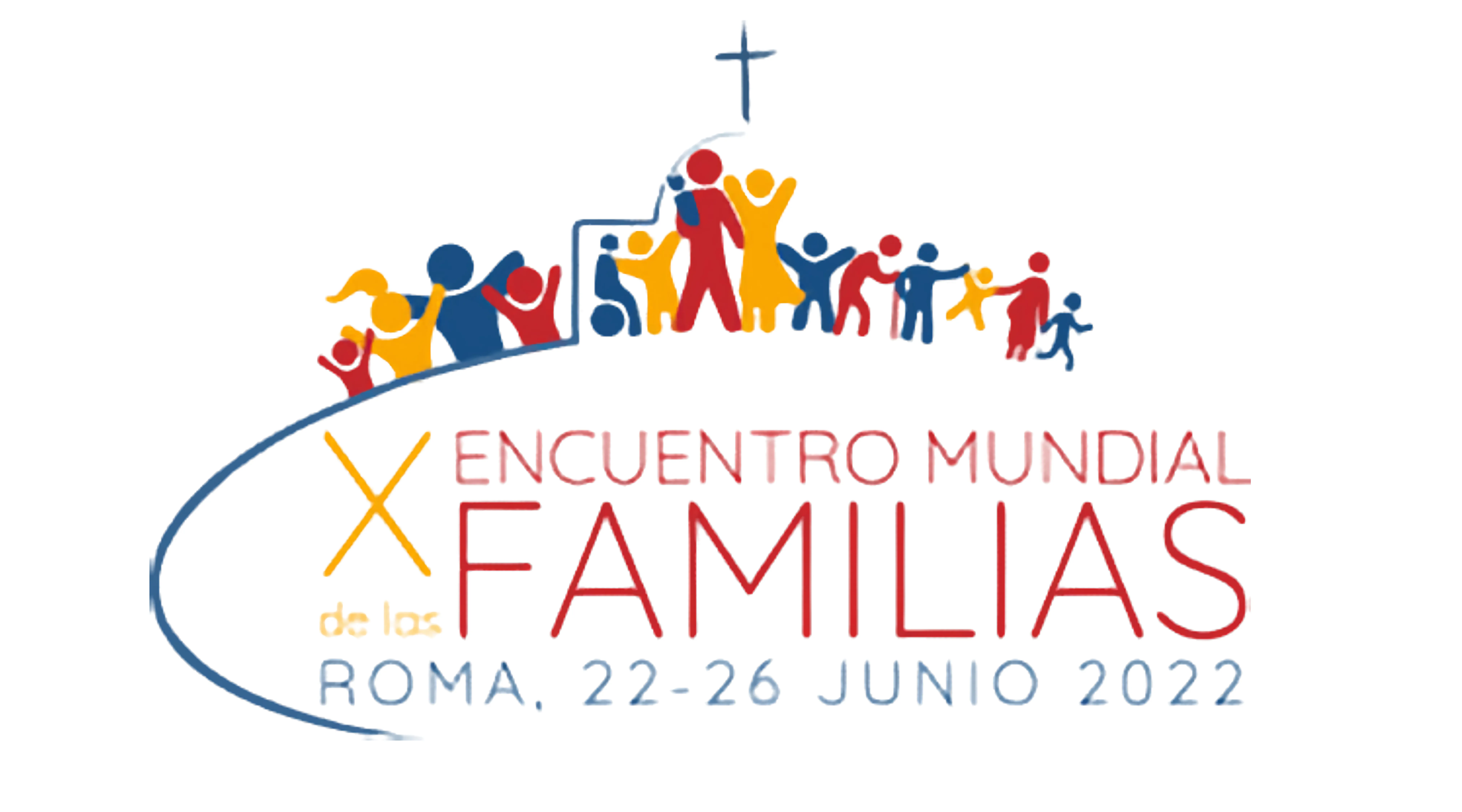 Logo oficial del Encuentro Mundial de las Familias 2022.