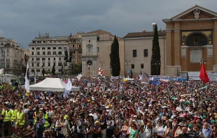 Manifestaciu00f3n por la familia y el matrimonio. Foto: Daniel Ibu00e1u00f1ez / ACI Prensa. 