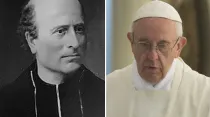 Enrico Planchat y el Papa Francisco. Foto: Vatican Media