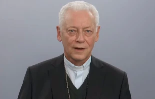 Mons. Eric Aumonier. Captura de video Youtube 