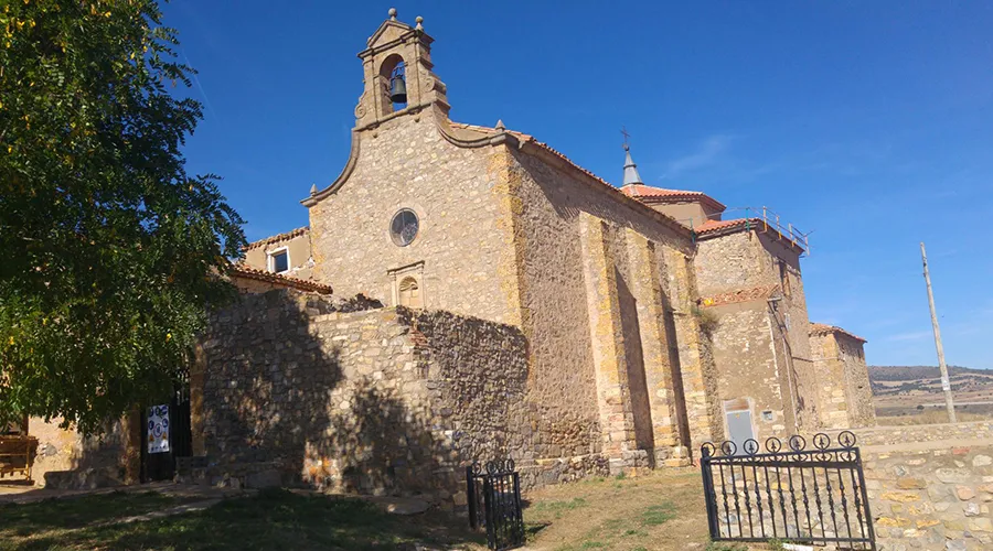 Fachada de la ermita de la Virgen de Ulagares, Soria (España). Foto: Diócesis de Osma-Soria.
