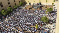 Más de mil escolares reunidos en el encuentro "María nos lleva a Jesús" en la Diócesis de Córdoba. Crédito: Diócesis de Córdoba.