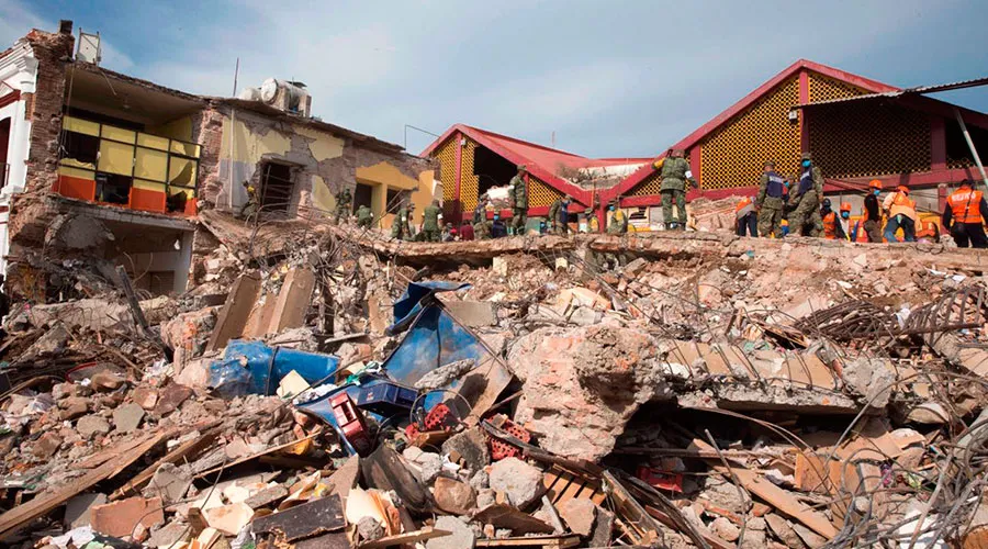 Zona afectada por terremoto del 7 de septiembre en el estado de Oaxaca. Foto: Flickr Presidencia de la República Mexicana.?w=200&h=150