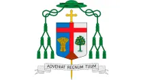 Escudo episcopal de Mons. Rubén Frassia / Wikipedia (Dominio Público)