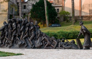 Escultura de Timothy Schmalz. Cru00e9dito: Cortesu00eda La Machi 