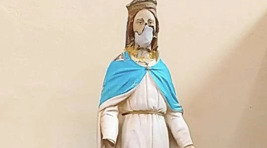 Estatua de la Virgen María profanada por ISIS. Foto: Ayuda a la Iglesia Necesitada?w=200&h=150