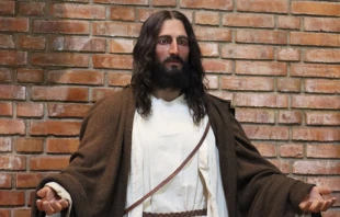 Escultura de Jesu00fas elaborada por el artista catu00f3lico peruano Walter Huamu00e1n. Cru00e9dito: Diego Lu00f3pez Marina - ACI Prensa 