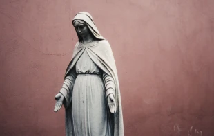 Imagen referencial de una estatua mariana. Cru00e9dito: Foto de Jon Tyson en Unsplash 