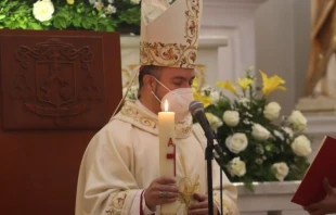 Mons. Eugenio Lira Rugarcu00eda, Obispo de Matamoros en Mu00e9xico. Cru00e9dito: Diu00f3cesis de Matamoros. 