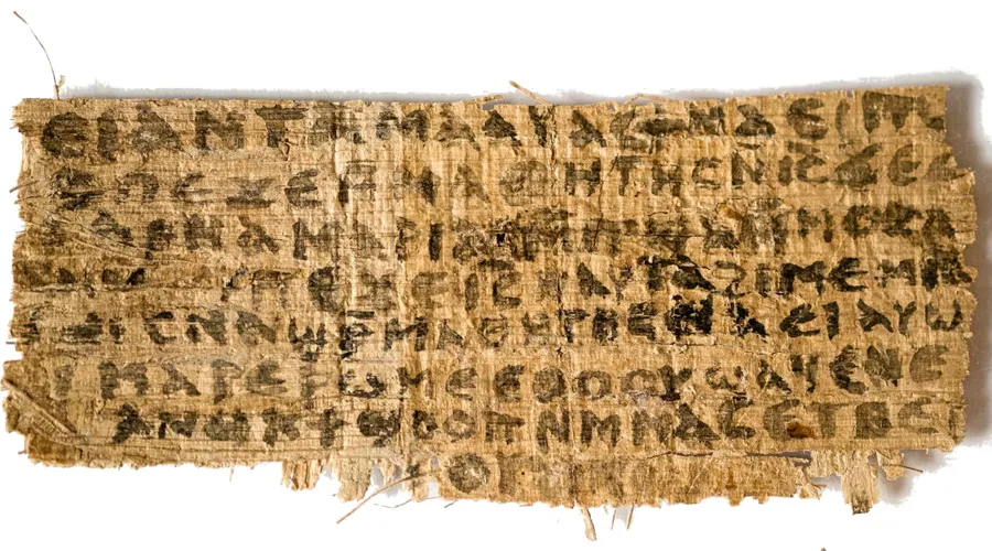 Papiro del supuesto "Evangelio de la esposa de Jesús". Foto: Dominio Público / Wikipedia.?w=200&h=150
