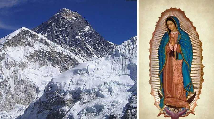 Joven mexicano alcanza la cumbre del Everest acompañado de la Virgen de Guadalupe