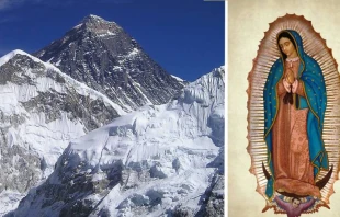 Monte Everest / Imagen de Nuestra Seu00f1ora de Guadalupe. Cru00e9ditos: Pixabay / Dominio pu00fablico. 