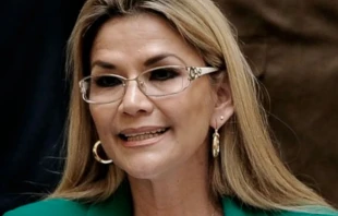 Jeanine Au00f1ez en discurso del 22 de enero de 2020 | Cru00e9dito: Noticias al Du00eda - Wikimedia Commons (CC BY 3.0) 