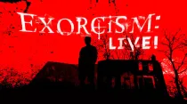 Captura de video de promoción de exorcismo en vivo de Destination America.