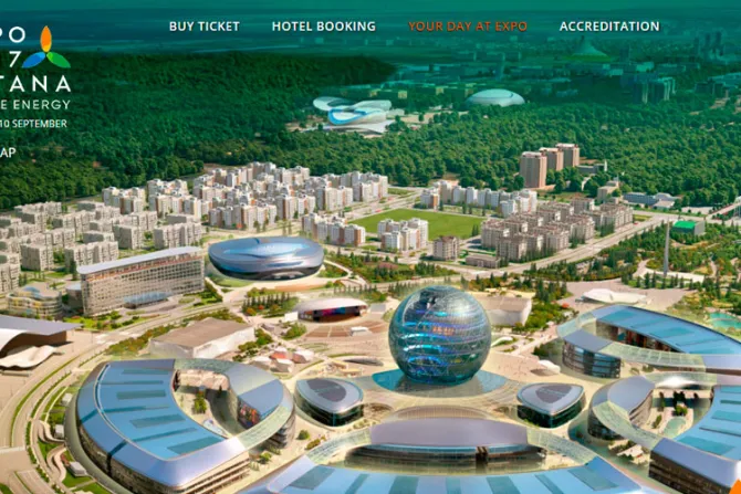Santa Sede anuncia eventos en Expo 2017 Astana sobre la energía del futuro