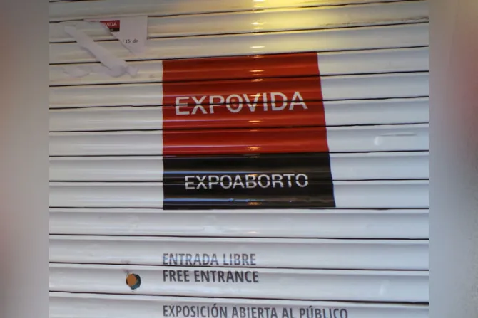 Intentan asaltar exposición pro-vida en Madrid