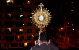 Exposiciu00f3n al Santu00edsimo desde el techo de la Parroquia San Antonio de Padua. Cru00e9ditos: David Lizarzaburo 
