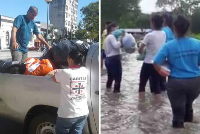 Cáritas Argentina recauda 72 mil dólares para ayudar a afectados por inundaciones 