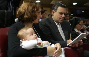 Familia Paloni / Foto: Daniel Ibu00e1u00f1ez - ACI Prensa 