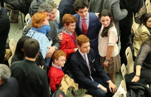 Familia del Camino Neocatecumenal / Foto: Daniel Ibu00e1u00f1ez (ACI Prensa) 