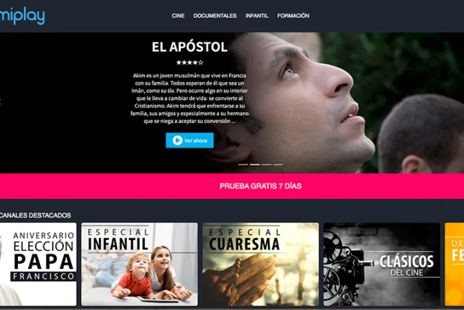 FAMIPLAY plataforma católica de series y películas ofrece 7 días gratis