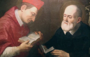 San Carlos Borromeo y San Felipe Neri | Crédito: Andrea Camassei -   Museo Civico de Bevagna (CC BY-SA 4.0) null