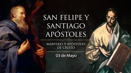 Cada 3 de mayo se celebra a los santos Apóstoles Felipe y Santiago, amigos cercanos de Jesús