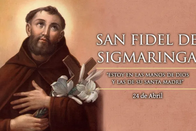 Cada 24 de abril se celebra a San Fidel de Sigmaringa, que impulsó la unidad entre cristianos