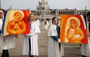 Celebraciones por los santos pastorcitos en el Santuario de Fu00e1tima de Portugal. Cru00e9dito: Santuario de Fu00e1tima 