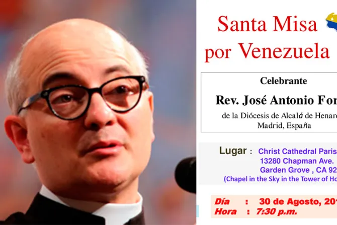 Padre Fortea celebrará Misa por Venezuela en Estados Unidos