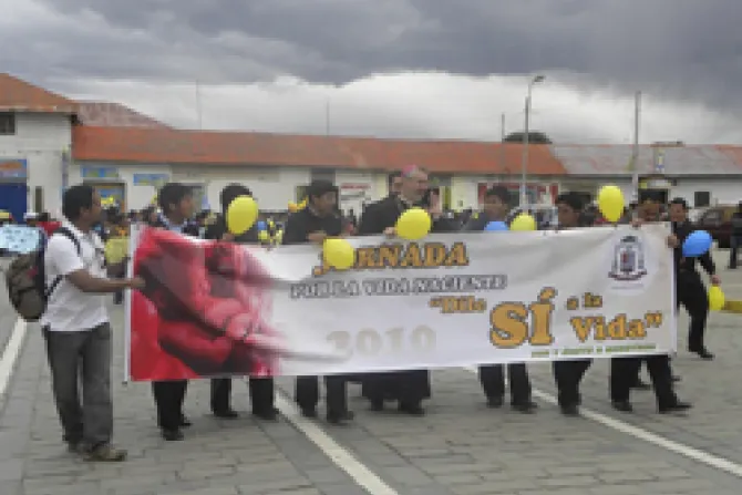 En Perú, a cuatro mil metros también se defiende la vida ante el aborto