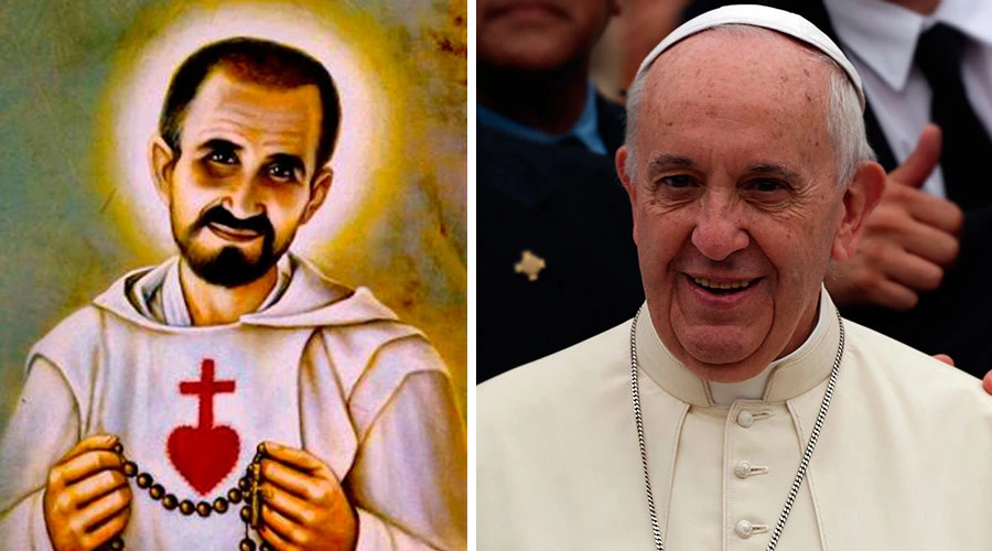 Beato Carlos de Foucauld / Papa Francisco. Foto: Daniel Ibáñez ( ACI Prensa)?w=200&h=150