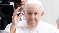 Papa Francisco en audiencia general. Crédito: ACI Prensa - EWTN