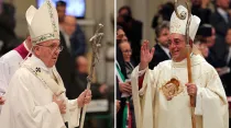 Papa Francisco y Mons. Angelo De Donatis / Fotos: Daniel Ibáñez (ACI Prensa)