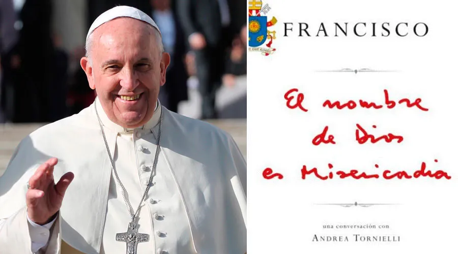 Papa Francisco. Foto Bohumil Petrik / ACI Prensa. Portada del libro "El nombre de Dios es Misericordia"?w=200&h=150