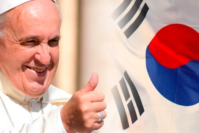Papa Francisco inicia su viaje a Corea del Sur donde beatificará 124 mártires