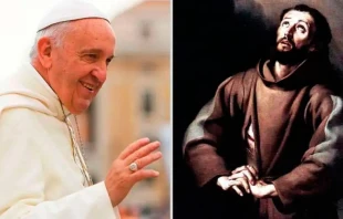 Papa Francisco. Cru00e9dito: Daniel Ibu00e1u00f1ez - ACI Prensa / San Francisco de Asu00eds. Cru00e9dito: Dominio pu00fablico 