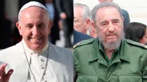 Papa Francisco - Fidel Castro / Foto: Bohumil Petrik (ACI Prensa) - Wikipedia (CC-BY-3.0-BR)