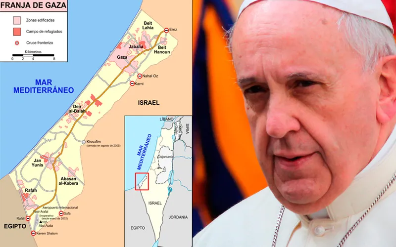 Franja de Gaza - El Papa Francisco / Imágenes: Wikipedia Gringer_(CC-BY-SA-3.0) - Daniel Ibáñez (ACI Prensa)?w=200&h=150