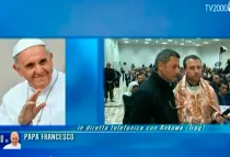 Papa Francisco llama por teléfono a cristianos iraquíes por Navidad / Foto: Captura Youtube