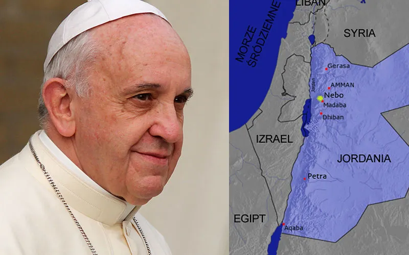 Papa Francisco - Mapa de Jordania / Foto: AutoresC?w=200&h=150