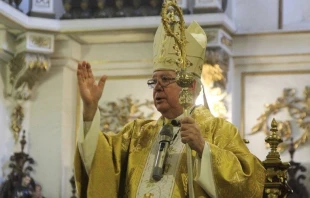 Cardenal Francisco Robles Ortega, Arzobispo de Guadalajara. Cru00e9dito: Twitter / @cardenalrobles. 