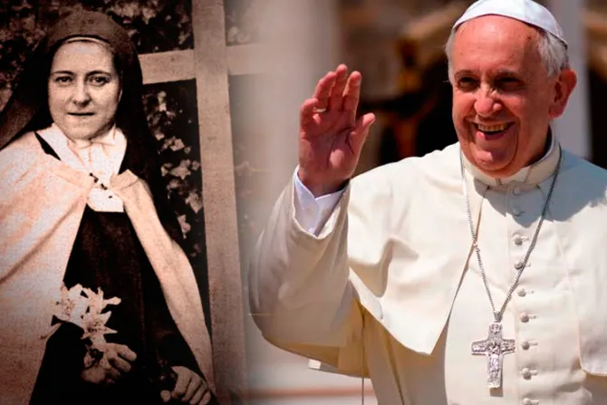 Papa Francisco: Pidamos a Santa Teresa del Niño Jesús la capacidad de amar mucho a la Iglesia