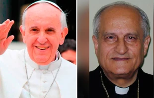 Foto : El Papa Francisco - Obispo maronita Charbel Merhi / Cru00e9dito : Stephen Driscoll (ACI Prensa) - Conferencia Episcopal Argentina  Stephen Driscoll (ACI Prensa) - Conferencia Episcopal Argentina